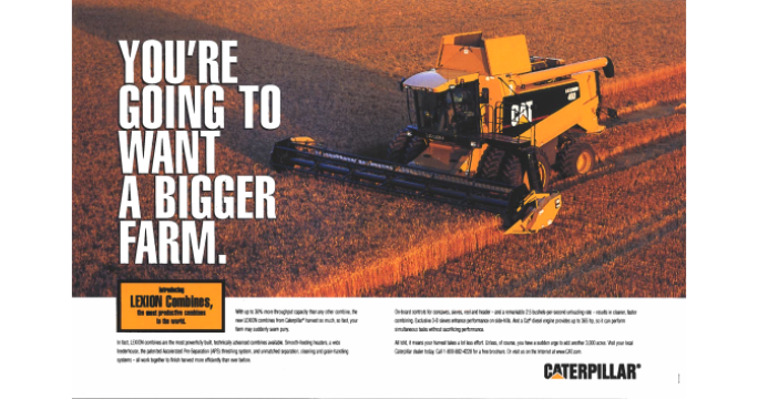 2000 Caterpillar Account Addition